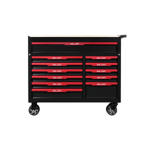home-ar 12 drawer tool trolley with wooden worktop 1