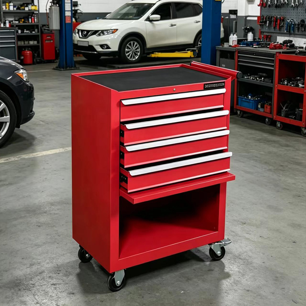 4 Drawer Tool Trolley (عربة أدوات بـ4 درجًا) – 22KG 660×375×830mm for UAE Home Garage 1