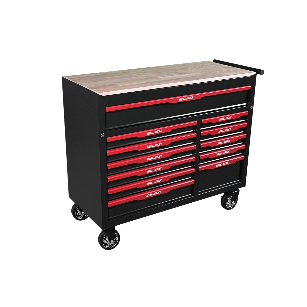 12 drawer tool trolley with wooden worktop 2 12 drawer tool trolley with wooden worktop 2