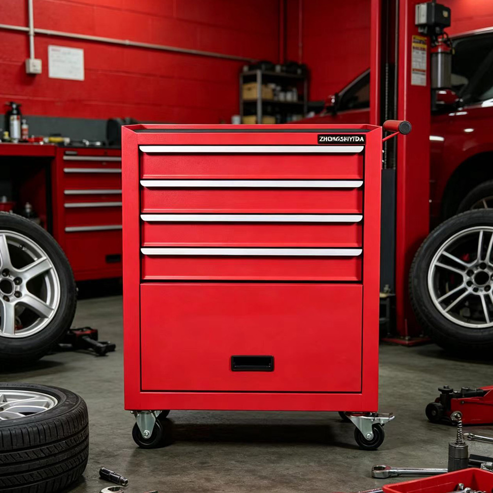 4 Drawer Tool Trolley (عربة أدوات بـ4 درجًا) – 22KG 660×375×830mm for UAE Home Garage 3