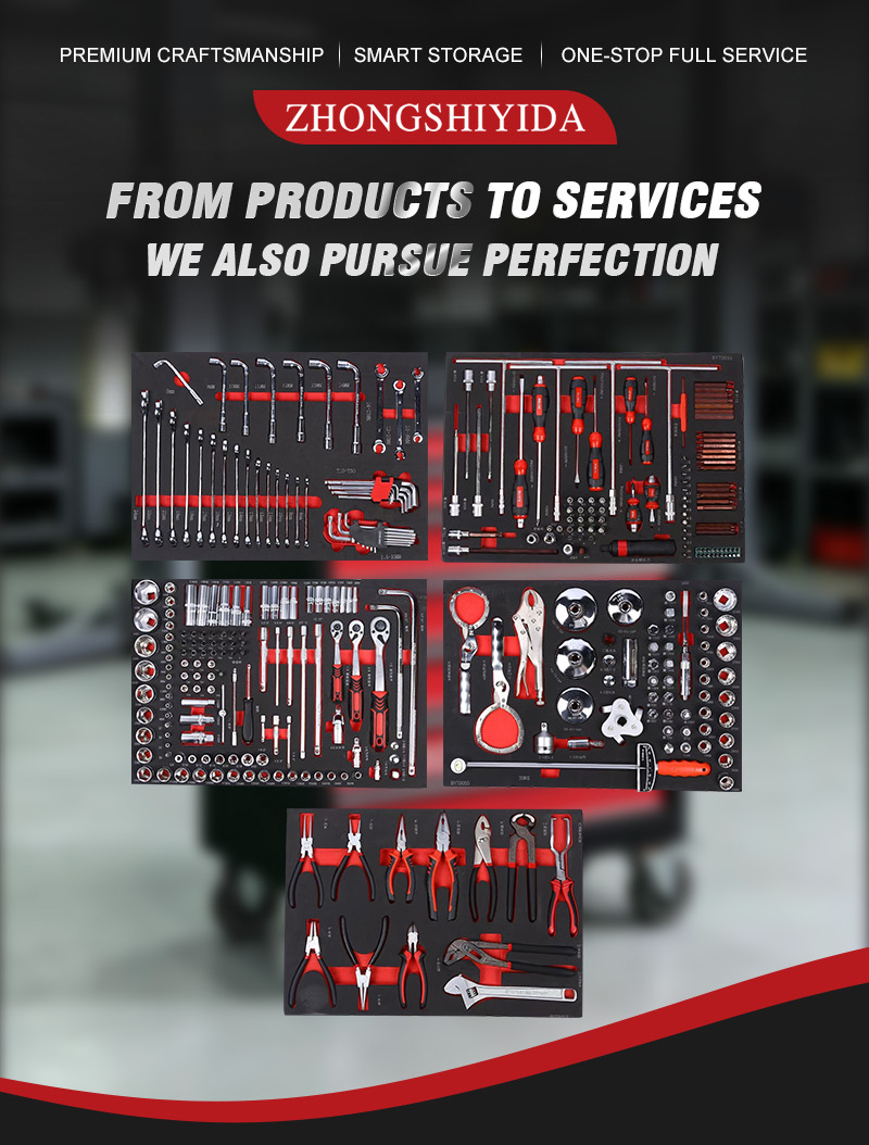 333 Pieces Comprehensive Hand Tool Set with 5 Heavy Duty EVA Foam Trays Modular Cabinet Drawer Organizer 微信图片 20260604135031 655 62