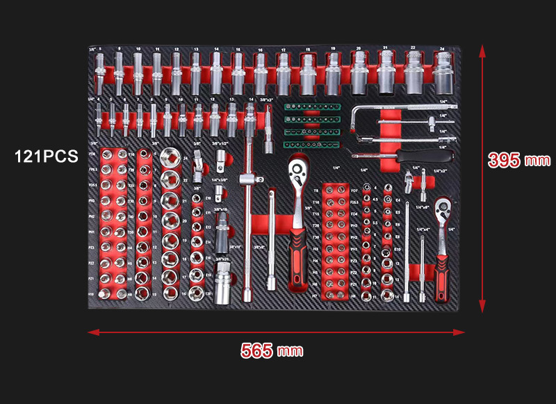 Professional 369 Pcs Mechanic Tool Set with 5 Carbon Fiber EVA Foam Trays Drawer Inserts for Auto Repair 微信图片 20260605101508 715 62