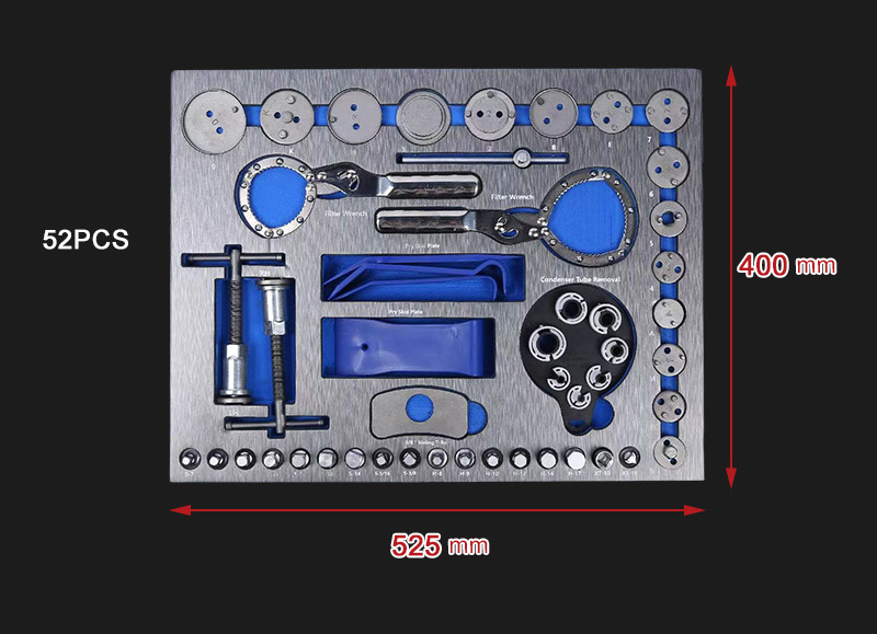 Premium 424 Pcs Industrial Mechanical Tool Tray Set with 6 Blue EVA Trays for Tool Cabinet Drawers 微信图片 20260605154913 749 62