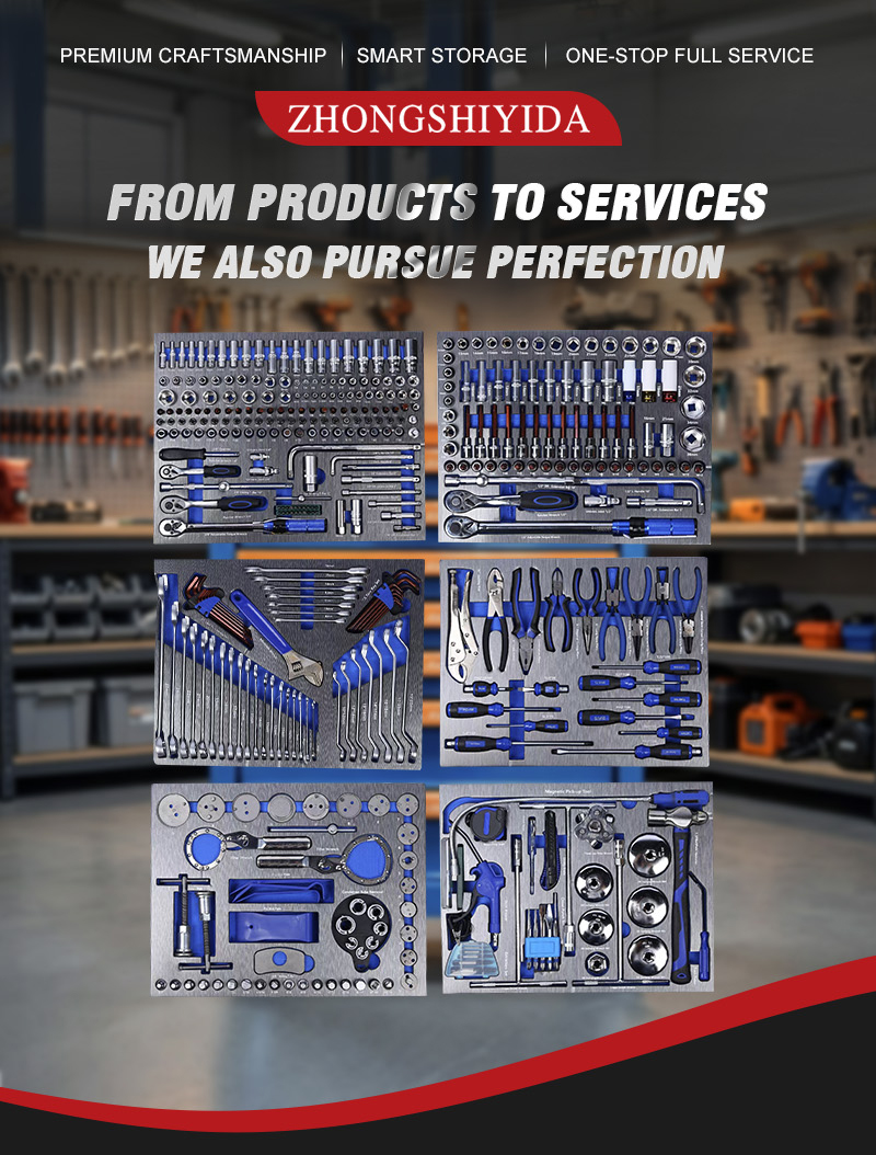 Premium 424 Pcs Industrial Mechanical Tool Tray Set with 6 Blue EVA Trays for Tool Cabinet Drawers 微信图片 20260605160015 754 62