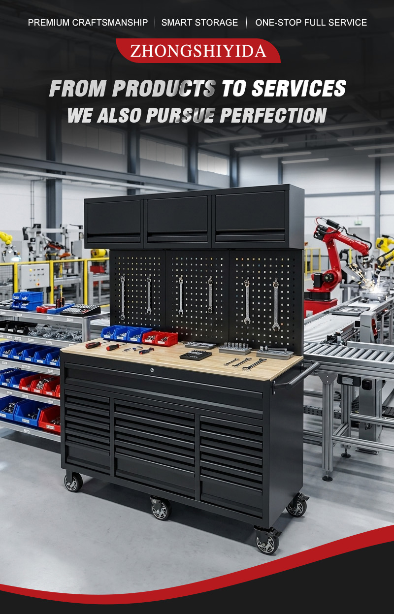 Heavy Duty 16 Drawer with Wooden Top with Top Cabinet Tool Trolley (عربة أدوات بـ16 درجًا وسطح خشبي مع خزانة علوية) – 165KG 1545×570×1825mm for UAE Professional Garage 微信图片 20260612140900 810 62