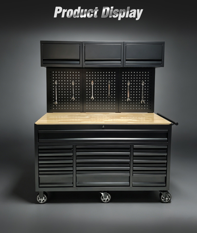 Heavy Duty 16 Drawer with Wooden Top with Top Cabinet Tool Trolley (عربة أدوات بـ16 درجًا وسطح خشبي مع خزانة علوية) – 165KG 1545×570×1825mm for UAE Professional Garage 微信图片 20260612140905 812 62