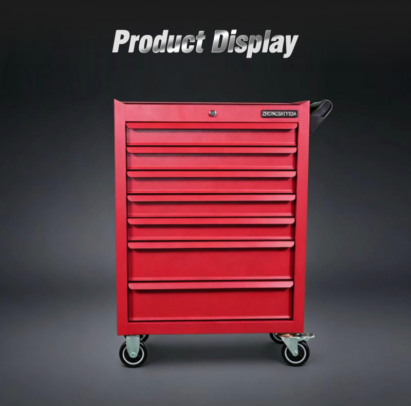 Mini 7 Drawer Tool Trolley (عربة أدوات بـ7 درجًا) – 30.2KG 640×330×915mm for Dubai Auto Repair 详情 03