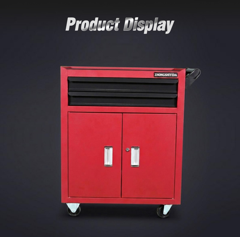 Closed Storage Tool Trolley (عربة أدوات) – 19.6KG 725×400×810mm for UAE Home Garage 详情 03