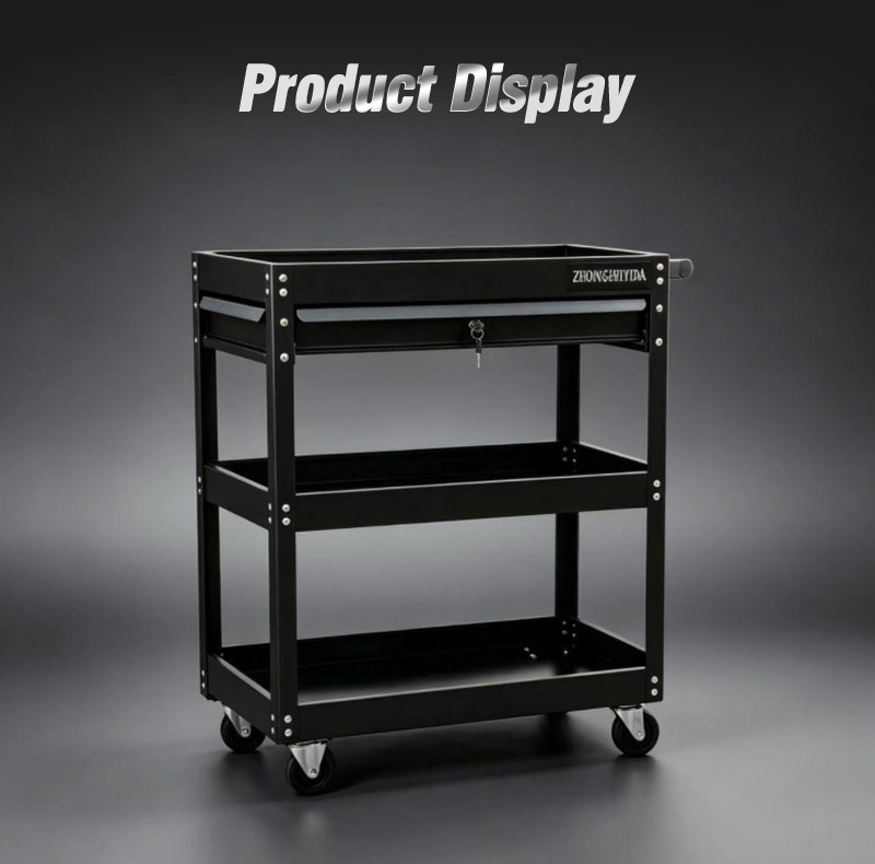 Parts Cart (عربة قطع غيار) – 12.5KG 760×355×790mm for UAE Auto Repair Workshop 详情 03